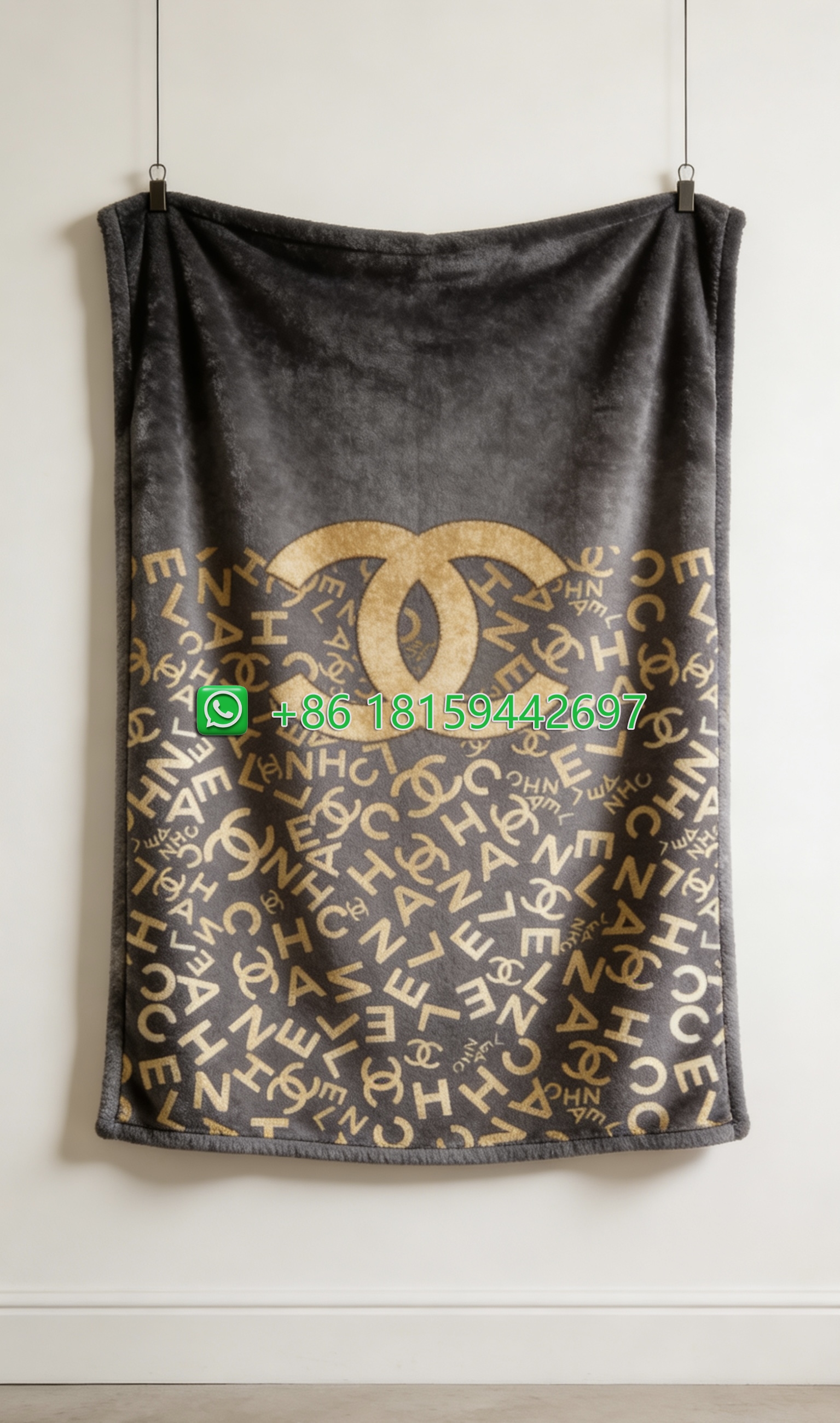 Chanel Throw Blankets
